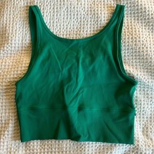Lululemon cropped, ribbed tank